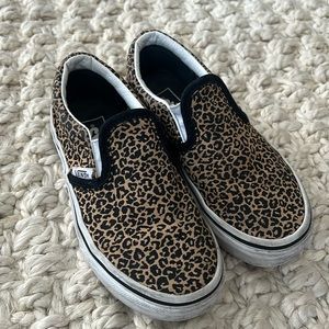 Vans leopard print shoes
